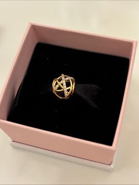 Pandora Galaxy Gold Pave Charm
